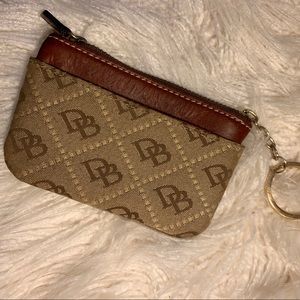 Dooney & Bourke Coin Purse Key Ring